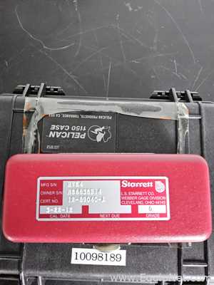lote de  4 Equipamento para Calibragem Starrett 