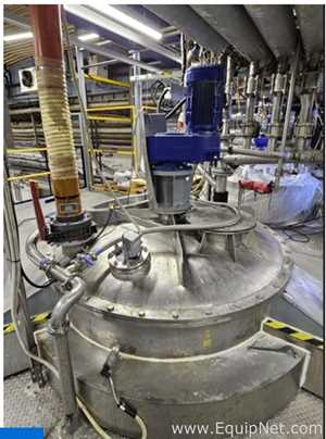 6000 Liters Stainless Steel Agitated Mixing Vessel M2