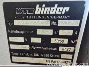 WTC Binder 15053300002020 Lab Oven