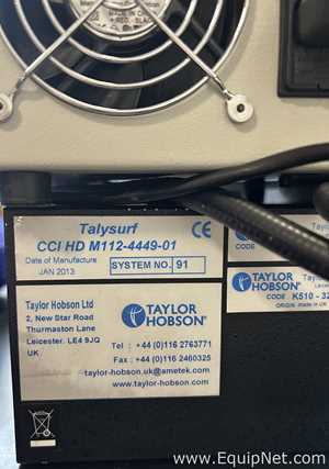 Taylor Hobson Ltd CCI Lite and HD Interferometric Microscope 3D Surface Profiler