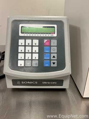 Sonics VC 750 Vibra Cell Ultrasonic Probe Sonicator With Custom Noise-Reducing Enclosure