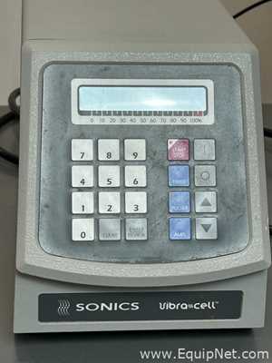 Sonics VC 750 Vibra Cell Ultrasonic Probe Sonicator With Custom Noise-Reducing Enclosure