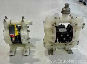 Lot of 2 Air-Operated Double Diaphragm Pumps