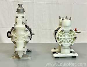 Lot of 2 Air-Operated Double Diaphragm Pumps