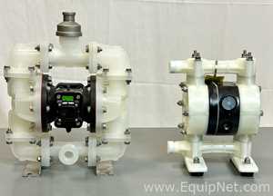 Lot of 2 Air-Operated Double Diaphragm Pumps