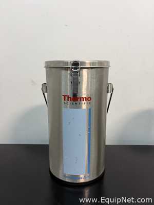Lot of 2 Thermo Scientific ThermoFlask 2124 4.5-Liter Benchtop Liquid Nitrogen Container