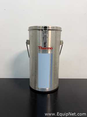Lot of 2 Thermo Scientific ThermoFlask 2124 4.5-Liter Benchtop Liquid Nitrogen Container
