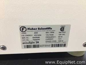 Centrífuga para laboratorio Fisher Scientific AccuSpin 3R