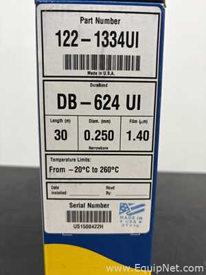 Agilent Technologies DB-624 UI Ultra Inert GC Column