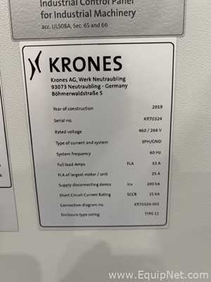 Paletizador Krones Pressant