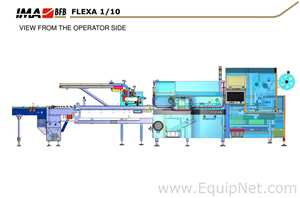 IMA - BFB End of Line Vial Packaging Line for Single Vials into Carton with Automatic Case Packer