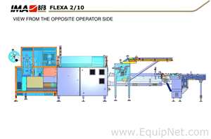 IMA - BFB End of Line Vial Packaging Line for Single Vials into Carton with Automatic Case Packer