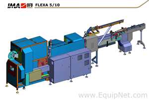 IMA - BFB End of Line Vial Packaging Line for Single Vials into Carton with Automatic Case Packer