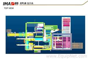IMA - BFB End of Line Vial Packaging Line for Single Vials into Carton with Automatic Case Packer