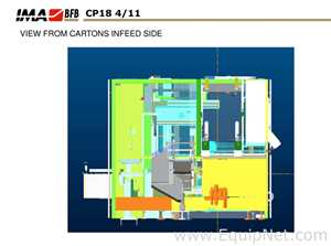 IMA - BFB End of Line Vial Packaging Line for Single Vials into Carton with Automatic Case Packer