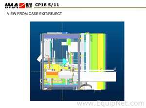 IMA - BFB End of Line Vial Packaging Line for Single Vials into Carton with Automatic Case Packer
