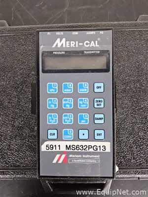 Lot of 2 Meri Cal Instrument LP2000I Manometers