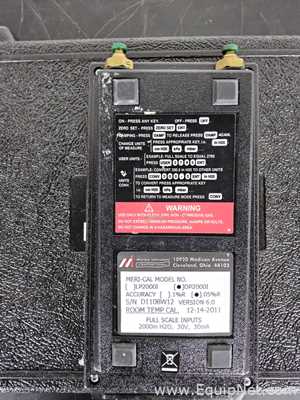 Lot of 2 Meri Cal Instrument LP2000I Manometers