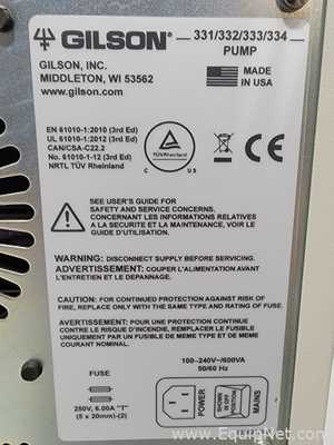 Gilson GX-281 Liquid Handler with Gilson 333 and 334 Pumps and Gilson 159 UV/Vis