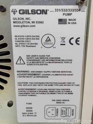 Gilson GX-281 Liquid Handler with Gilson 333 and 334 Pumps and Gilson 159 UV/Vis