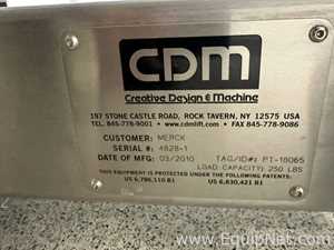 Equipamento de Elevação CDM Custom Design Machinery Inc 