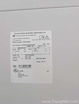 Congelador Thermo Fisher TSX2330FA. Sin usar