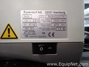 Lote de 2 Centrífuga para laboratorio Eppendorf 5424