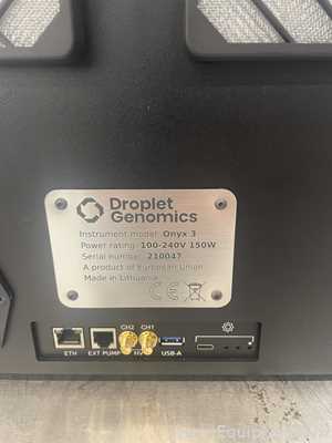Equipamento de Medição Droplet Genomics Onyx 3