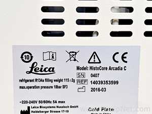 Equipamento para Histologia Leica HistoCore Arcadia C