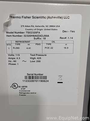 Freezer Thermo Fisher Scientific TSX2320FA