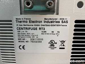 Centrífuga para laboratorio Thermo Electron Corporation RT3
