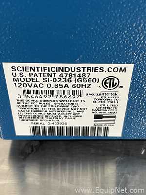 Lote de 4 Mezclador de Laboratorio Science industries G-560