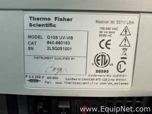 Espectrofotómetro Thermo Fisher Scientific G10S UV-VIS