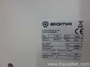 Sigma 4-16S Laboratory Centrifuge