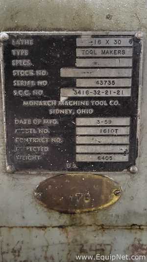 Torno Monarch 1610T