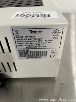 Baño Seco / Bloque Caliente Thermo Scientific Drybath Stdrd 2blck