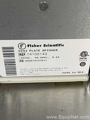 Lote de 2 Centrífuga para laboratorio Fisher Scientific 14100143