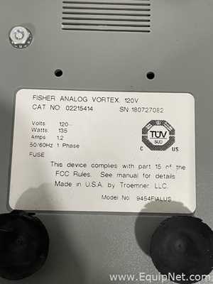 Lot of 2 Fisher Brand 02215414 Mixer