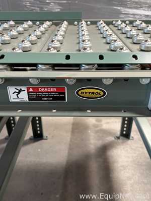 Lot of 4 Hytrol Ball Roller Conveyor