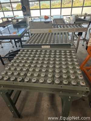 Lot of 2 Uline H5585 Ball Roller Conveyor