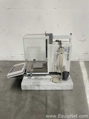 Mettler Toledo XPE504 Analytical Balance With P-58RUE Printer and Marble balancing table