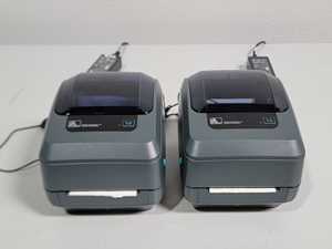 Lot of 2 Zebra Technologies GK420t Printer
