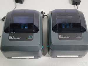 Lote de 2 Impresora, Escáner o Copiadora Zebra Technologies GK420t