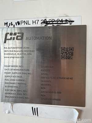 PIA 12538-LW2 Laser Welding Cells
