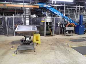 Crown Royal Bottling Line 4 - 100 BPM - 1.75 Lt in a 6 Pack Glass Bottle Filling