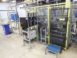 Crown Royal Bottling Line 4 - 100 BPM - 1.75 Lt in a 6 Pack Glass Bottle Filling