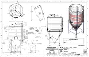 MacDonald Steel Limited 80 HL CCT Conical Fermenter Tank