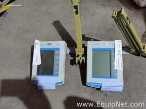 Lot Of Two Fisher Scientific AB15 Accumet pH Meter And Two invitrogen Cell Counter With Rockers