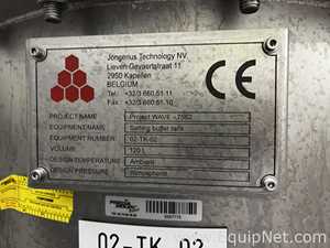 120 Lt Jongerius Technology Stainless Steel Mixing Skid