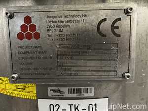 120 Lt Jongerius Technology Stainless Steel Mixing Skid